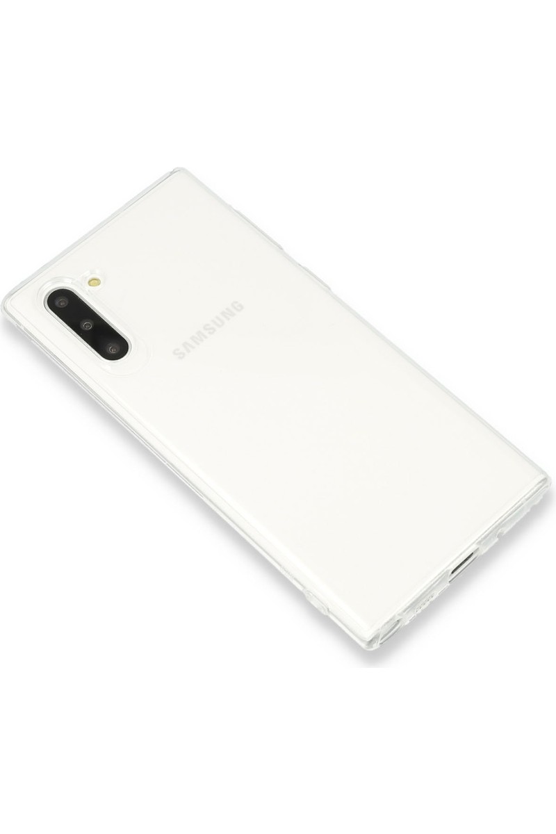 HappyCase Samsung Galaxy Note 10 Kılıf Lüx Şeffaf Silikon