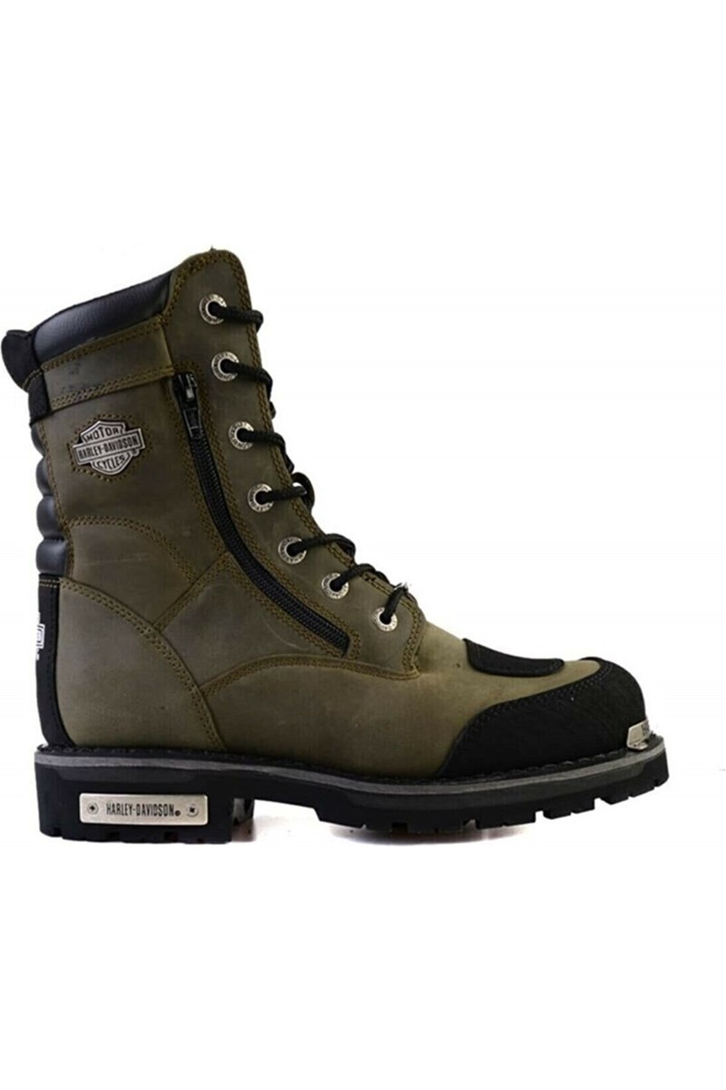 Harley Davidson 025M100552 Rıddıck Erkek Bot - HAKİ DERİ