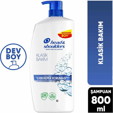 Head&Shoulders Head&Shoulders Klasik Bakım Şampuanı 800 ml Tüm Saç Tipleri için Kepeğe Karşı fiyatı ve görseli