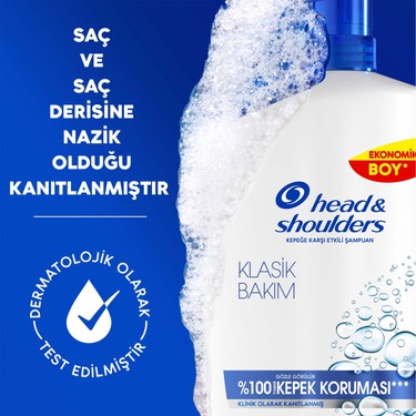 Head&Shoulders Head&Shoulders Klasik Bakım Şampuanı 800 ml Tüm Saç Tipleri için Kepeğe Karşı — 6. ürün görseli
