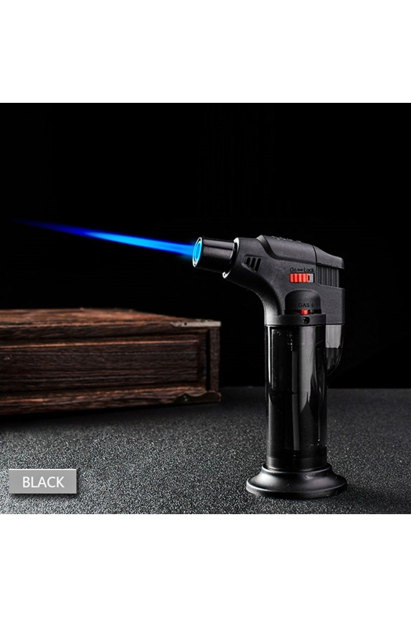 Hediye Filesi Pürmüz Alev Çakmak 1300°C - Torch Doldurulabilir Depolu Orta Boy