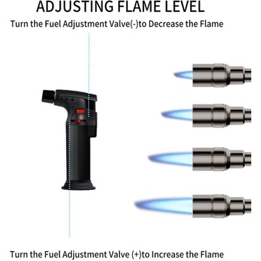 Hediye Filesi Hediye Filesi Pürmüz Alev Çakmak 1300°C - Torch Doldurulabilir Depolu Orta — 2. ürün görseli