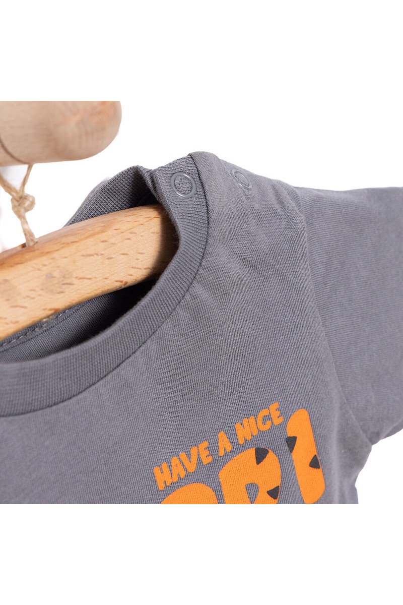 HelloBaby HelloBaby Basic Erkek Kaplan Baskılı T-Shirt Erkek Bebek — 3. ürün görseli