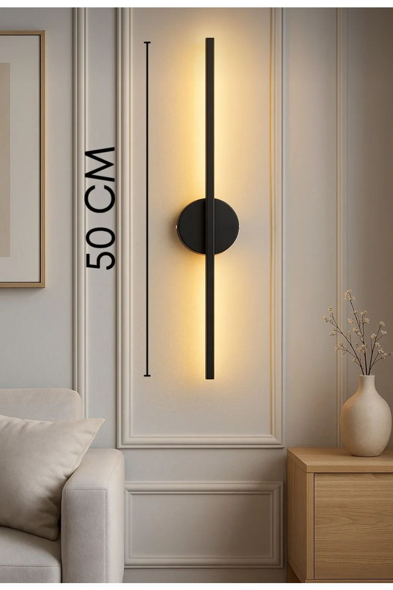 Hf Designer Pilli LED Duvar Apliği 50CM Modern Dekoratif Işık