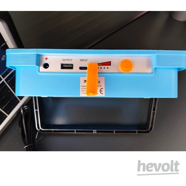 Hightek Hightek 200w Led Portatif Solar Projektör 3 Renk Işık, Çakar Ve Fener — 5. ürün görseli