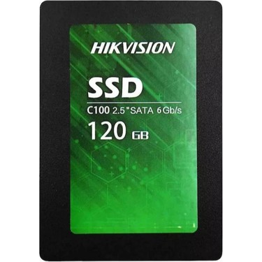 Hikvision Hikvision Hs-SSD-C100 120GB SATA3 SSD 500-599 MB/s Okuma Hızı 250-449 MB/s Yazma fiyatı ve görseli