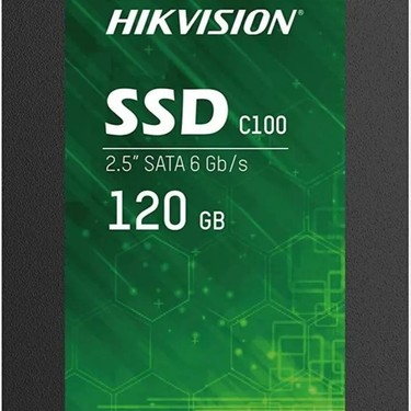Hikvision Hikvision Hs-SSD-C100 120GB SATA3 SSD 500-599 MB/s Okuma Hızı 250-449 MB/s Yazma — 3. ürün görseli