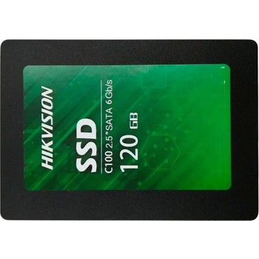 Hikvision Hikvision Hs-SSD-C100 120GB SATA3 SSD 500-599 MB/s Okuma Hızı 250-449 MB/s Yazma — 4. ürün görseli