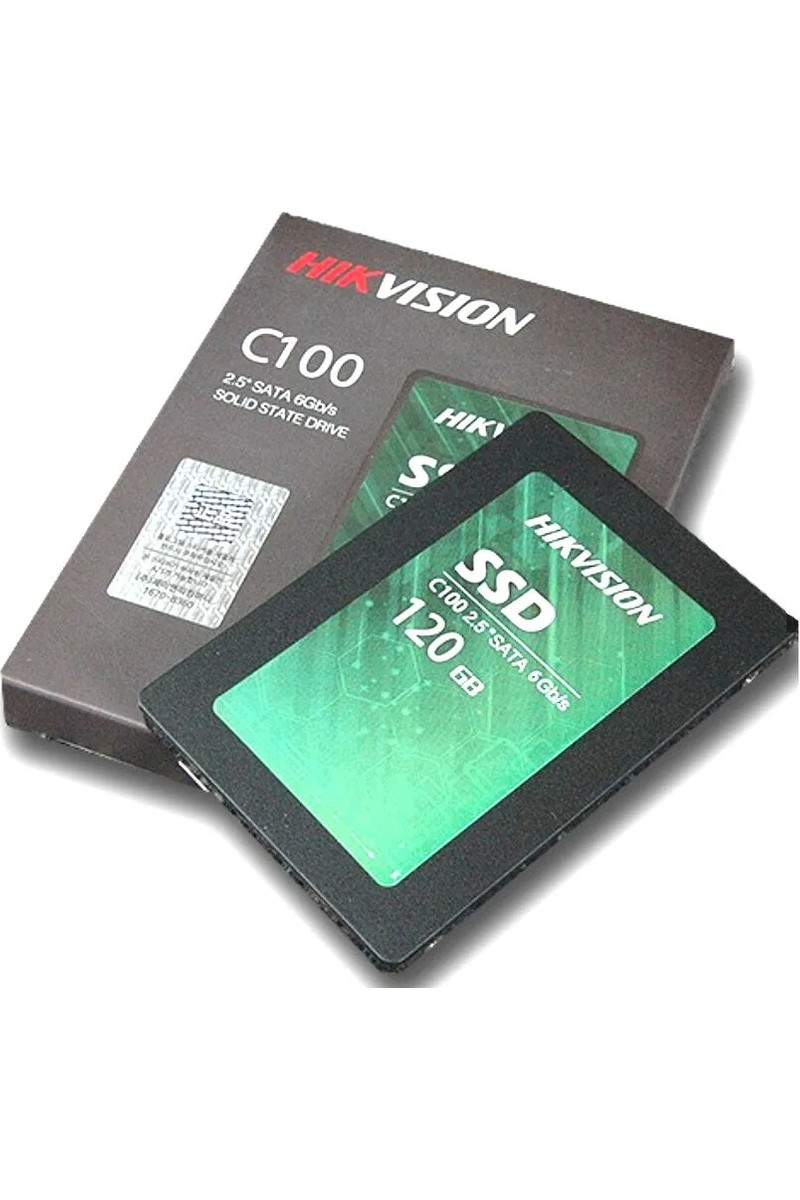 Hikvision Hikvision Hs-SSD-C100 120GB SATA3 SSD 500-599 MB/s Okuma Hızı 250-449 MB/s Yazma — 6. ürün görseli