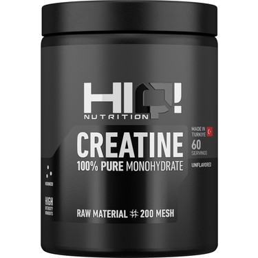 HIQ Nutrition HIQ Nutrition 300g %100 Saf Mikronize KreaTİN Monohidrat Aromasız Sporcu Takviyesi - Türkiye fiyatı ve görseli
