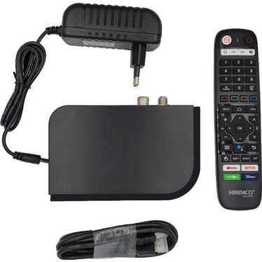 Hiremco Hiremco Matrix R Android 4K 64GB Android 12 Uydu Alıcısı HDMI Wi-Fi Ethernet Özellikleri ile — 3. ürün görseli