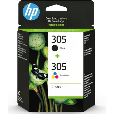 HP HP 305 Renkli ve Siyah 2'li Set Kartuş fiyatı ve görseli