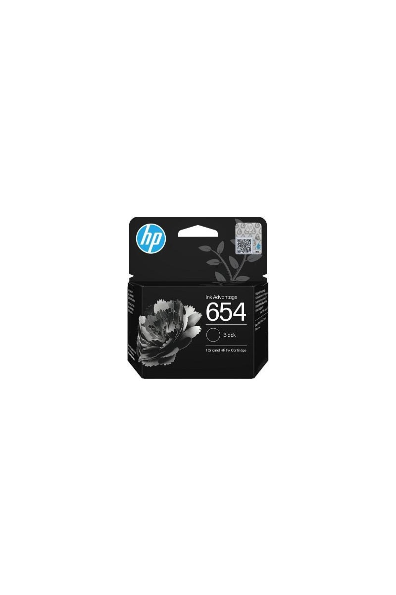 HP 654 Siyah Orijinal Mürekkep Kartuş 7FP39UE
