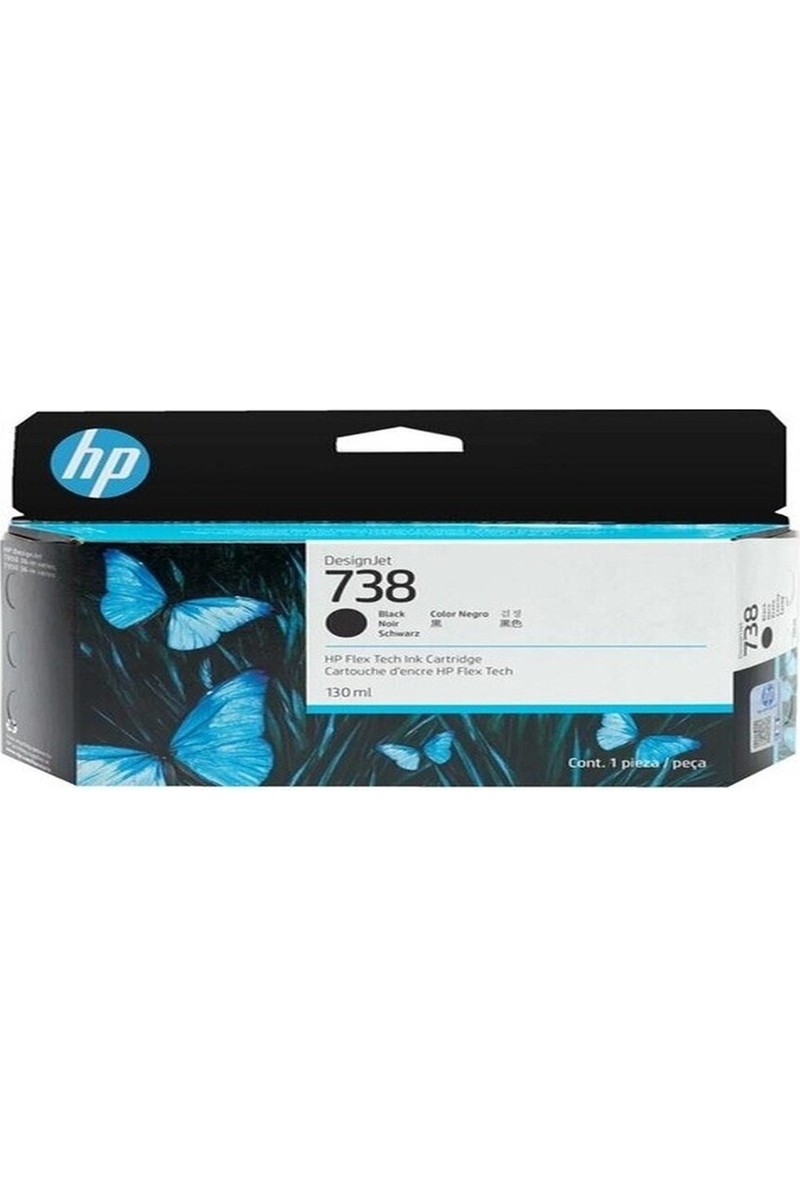 HP Hp 498N4A 738 Black Desıgnjet Ink 130 ml