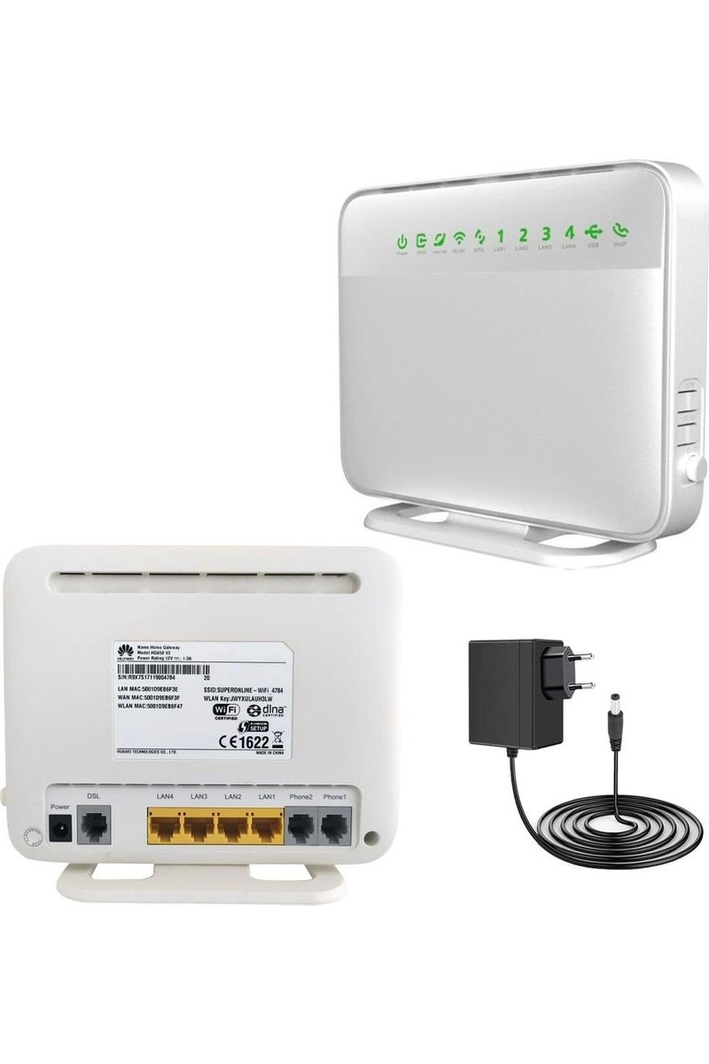 Huawei Huaweı HG658 V2 Vdsl Adsl2 USB 4 Port 300 Mbps Hızında Wifi — 6. ürün görseli