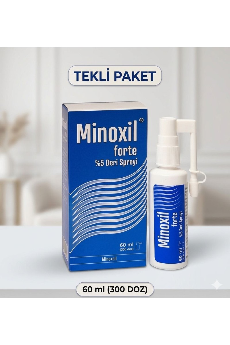 Humanis Min0xil Forte Tekli %5 Deri Spreyi 60 ml Saç Bakımında Güçlü Etki