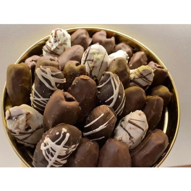 Hurma Kervanı Hurma Kervanı Çikolatalı Badem Dolgulu Hurma 1 kg Lezzetli Sağlıklı — 2. ürün görseli
