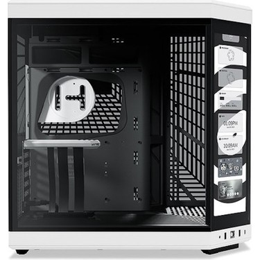Hyte Hyte Y70 Touch Panda Temperli Cam USB 3.2 E-Atx Dual Chamber Mid Tower Dokunmatik Ekranlı Gaming — 4. ürün görseli