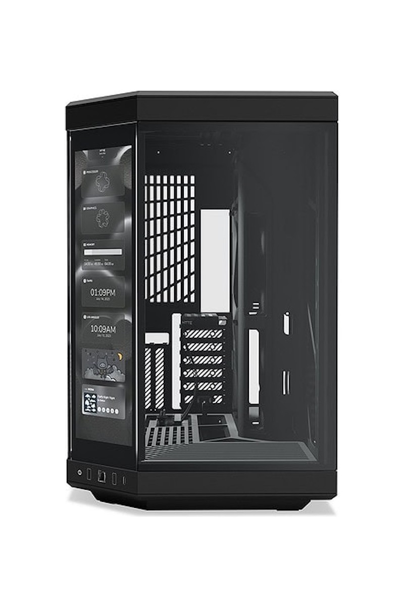 Hyte Hyte Y70 Touch Pitch Black Temperli Cam USB 3.2 E-Atx Dual Chamber Mid Tower Dokunmatik Ekranlı Gaming Kasa (CS-HYTE-Y70TTI-BB ) — 2. ürün görseli