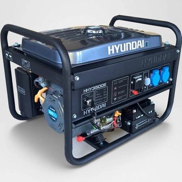 Hyundai Hyundai HHY3500E Marşlı Jeneratör 3,8kVA Benzinli Yakıt ile Güçlü — 2. ürün görseli