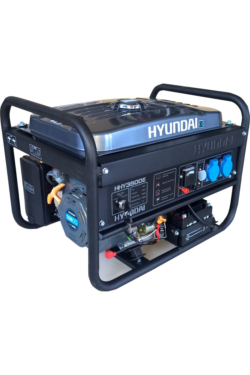 Hyundai Hyundai HHY3500E Marşlı Jeneratör 3,8kVA Benzinli Yakıt ile Güçlü — 3. ürün görseli