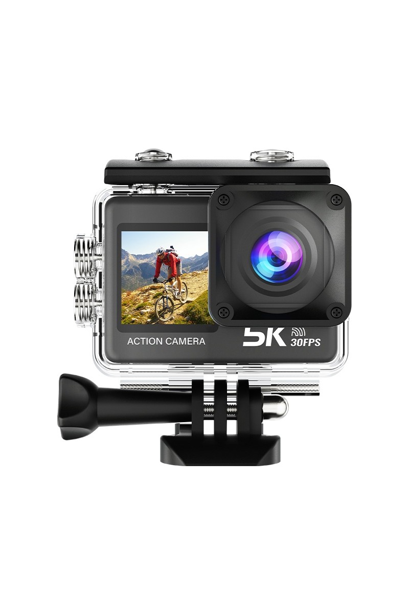 İdragon İdragon AT-S81TR 5k Aksiyon Kamera 4K 60FPS Wifi Çift Ekran 48MP Eıs Stabilizasyon Su Geçirmez Spor Kamera — 3. ürün görseli
