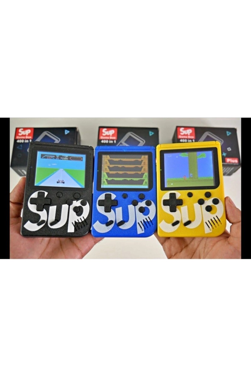 İlk İlk El Grup 400 Klasik Oyun Içeren Mini Retro Oyun Konsolu, Şarj Edilebilir ve Kırmızı Renk Seçeneği — 3. ürün görseli
