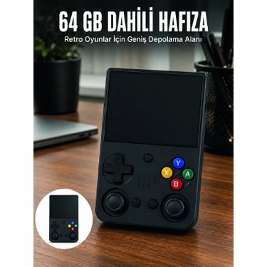 İlk El Grup İlk El Grup Aşınabilir Retro El Oyun Konsolu 64GB Hafızalı IPS Ekranlı  Oyun fiyatı ve görseli