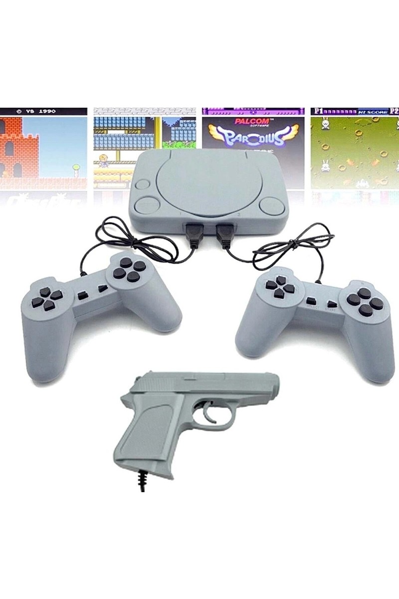 İlk İlk El Grup Gri Renkli 8 Bit Klasik Oyun Konsolu Retro Tv Bağlantılı Rca Çıkışlı Kablolu Oyun Cihazı — 3. ürün görseli