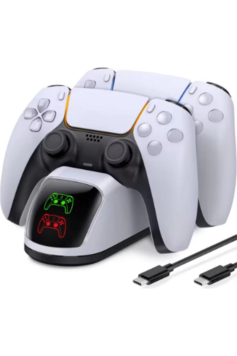 İlk El Grup Ps5 Dualsense Şarj Istasyonu Playstation 5 Uyumlu Charging Station