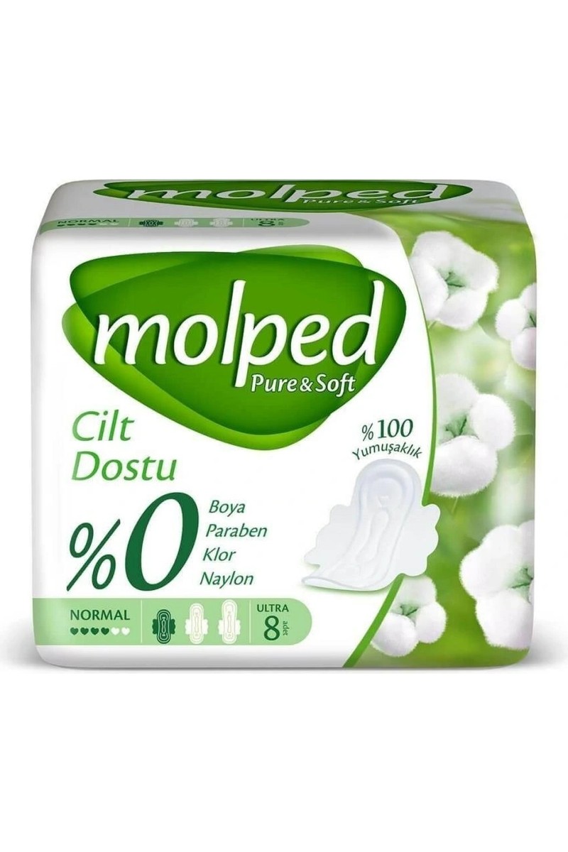 İlk El Grup Pure&soft Normal Ped 8 Adet