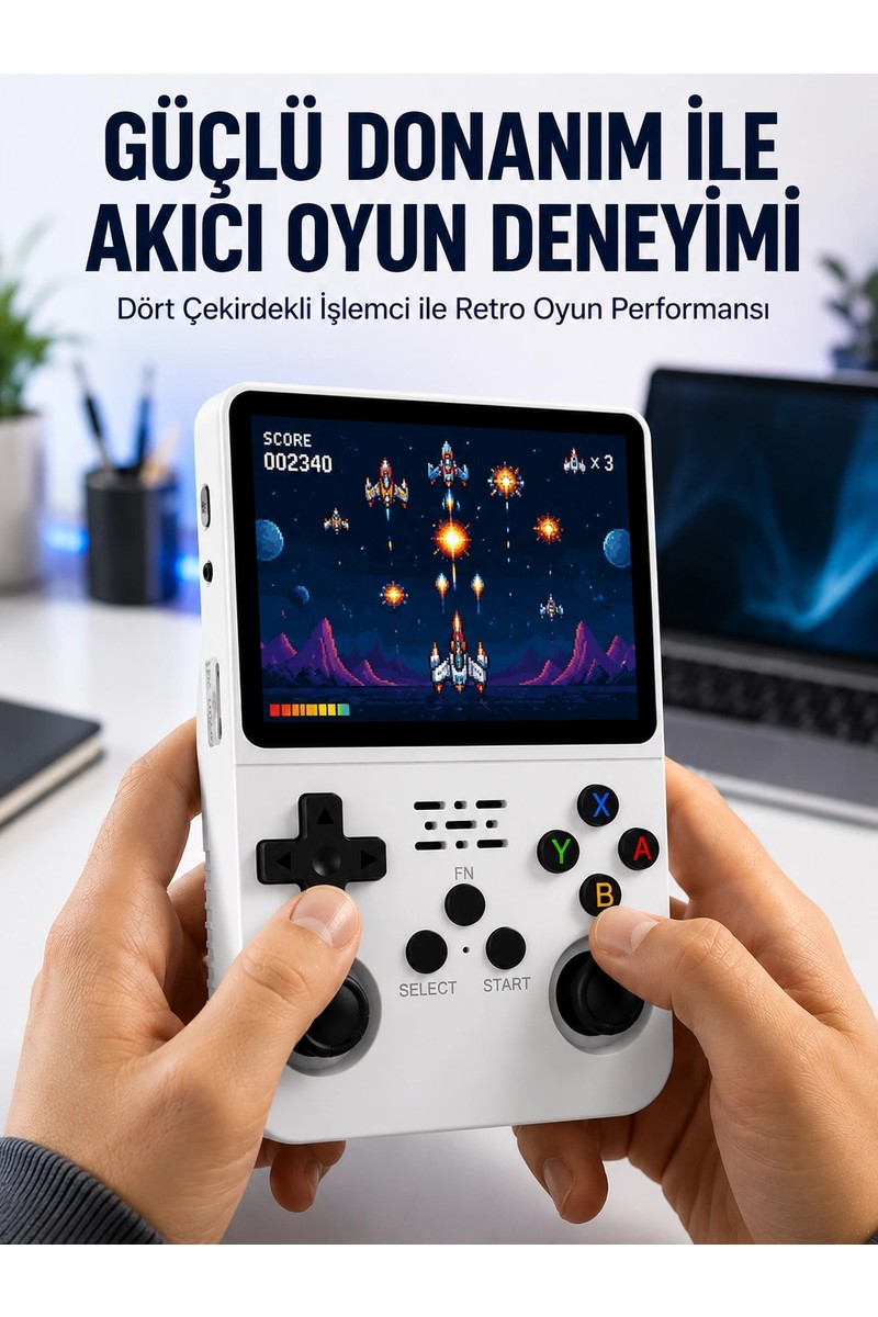 İlk El Grup İlk El Grup Retro El Konsolu 64 GB – 15.000 Oyun, Geniş Platform Desteği, 3.5” IPS Ekran Yeni — 6. ürün görseli