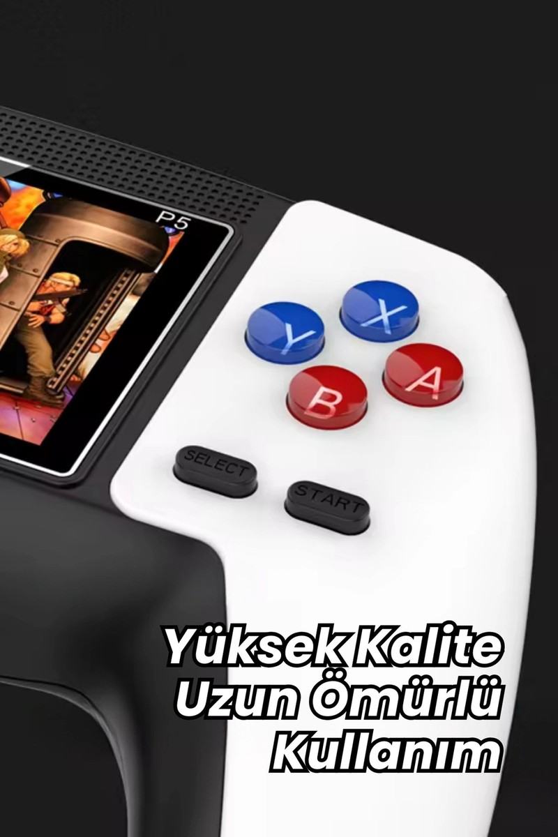 İlk İlk El Grup Retro Oyun Konsolu, 520 Oyunlu, Tv Bağlantılı, Beyaz Kumandalı Klasik Oyun Cihazı — 3. ürün görseli