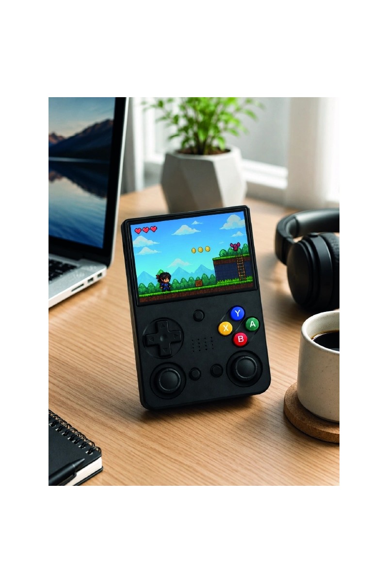İlkyaz İlkyaz Fashion Retro Oyun Konsolu Çift Analog Joystick 64GB Hafızalı Taşınabilir El Konsolu — 2. ürün görseli