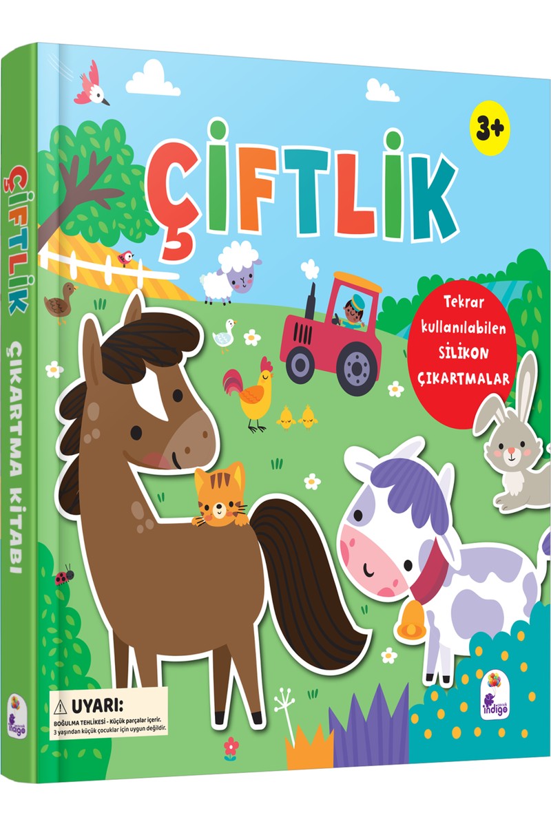 İndigo Çocuk İndigo Çocuk Silikon Çıkartmalı - Çiftlik - Holly Morris (Tekrar Kullanılabilen Sticker — 4. ürün görseli