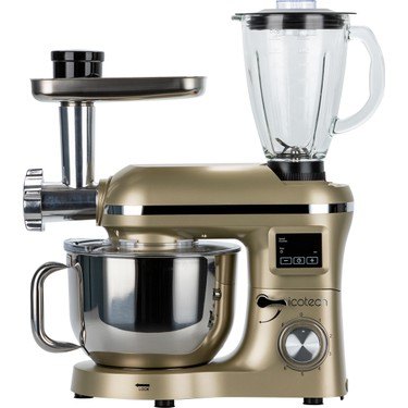 Icotech Icotech SM50 Gold LED Ekranlı Hamur Mayalama Kıyma Çekme Blender 2000W 6,5 Litre Stand Mikser — 3. ürün görseli