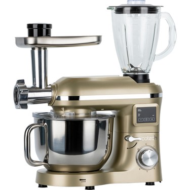 Icotech Icotech SM50 Gold LED Ekranlı Hamur Mayalama Kıyma Çekme Blender 2000W 6,5 Litre Stand Mikser — 4. ürün görseli