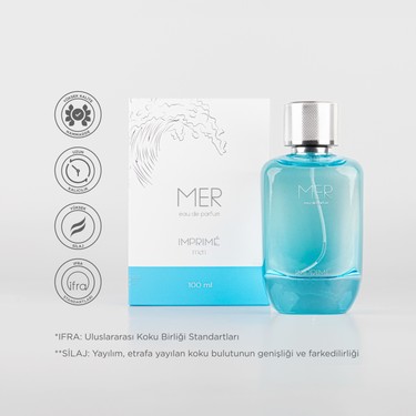 Imprime Imprime Mer EDP Erkek Parfüm 100ml | Marin ve Fresh | Deniz, Bergamot, Nilüfer, Paçuli, Sandal — 4. ürün görseli
