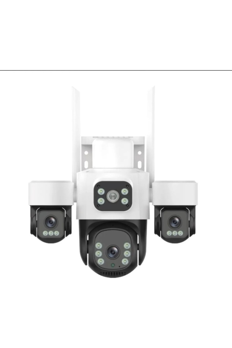 Inox Inox -X113 3 Lensli 3MP Wifi PTZ Kamera 2K Video Çözünürlüğü Beyaz Renkli Gece Görüşü Özelliği — 3. ürün görseli