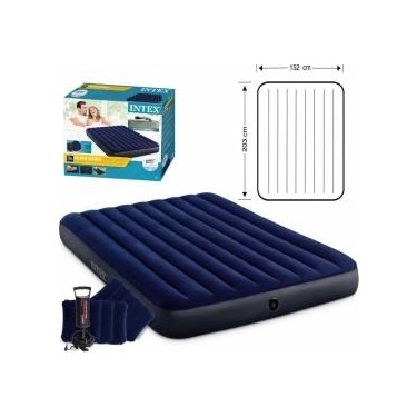 intex Intex Çift Kişilik Şişme Yatak 152x203 cm Fiber-Tech Teknolojisi ile Dayanıklı ve fiyatı ve görseli