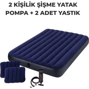 intex Intex Çift Kişilik Şişme Yatak 152x203 cm Fiber-Tech Teknolojisi ile Dayanıklı ve — 5. ürün görseli