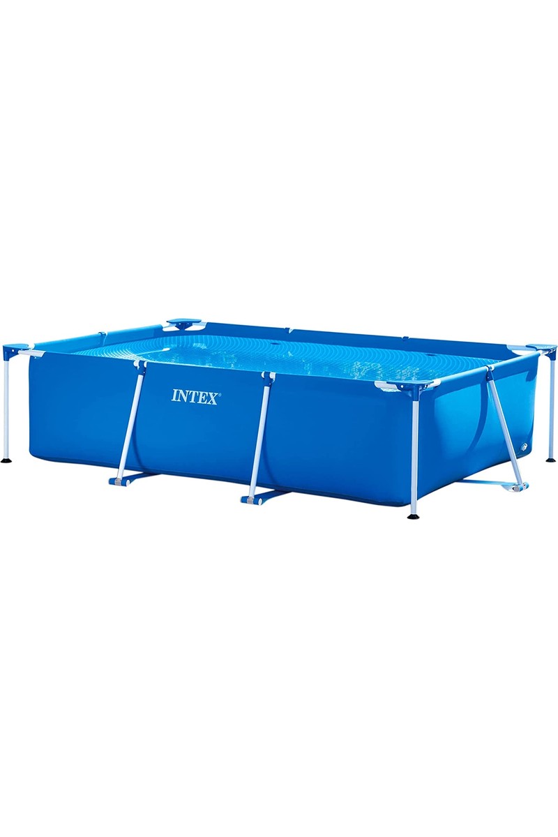intex Intex Dikdörtgen Yer Üstü Havuz 220x150x60 Cm Paslanmaz Çerçeve Dayanıklı PVC Polyester Mavi — 5. ürün görseli