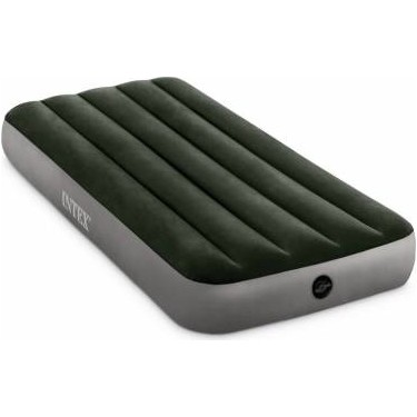 intex Intex Dura - Beam 64106 Tek Kişilik Şişme Yatak Yeşil - Gri Kadife Yüzey 76 x 191 x 25 — 4. ürün görseli