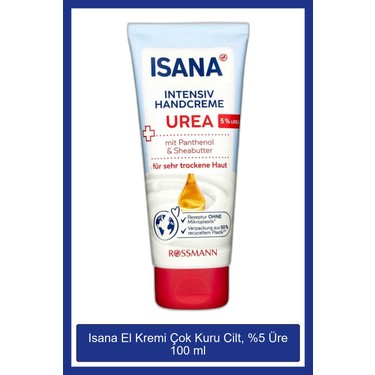Isana Isana El Kremi %5 Üre ile Çok Kuru Ciltler için 100 ml Derinlemesine fiyatı ve görseli