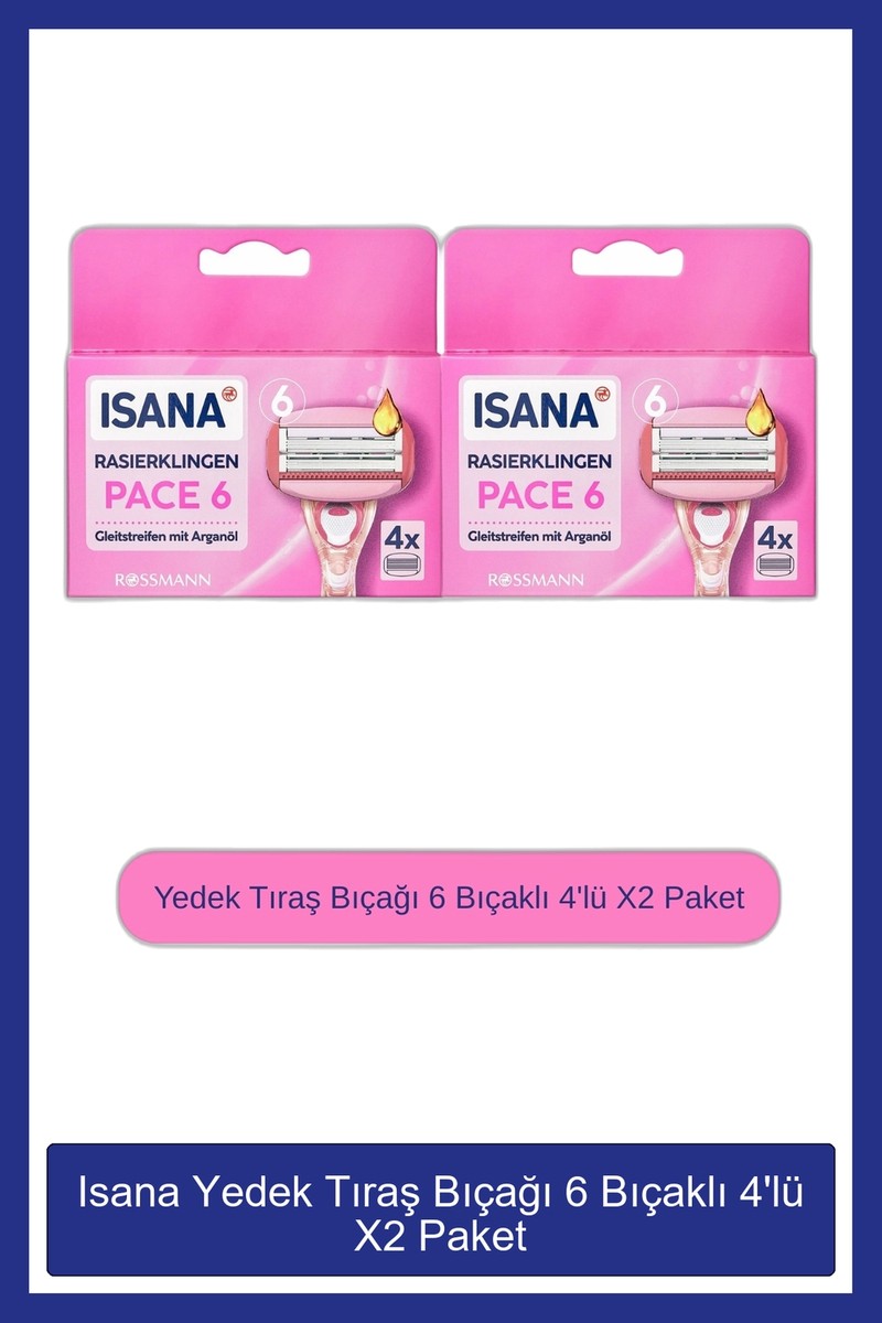 Isana Isana Yedek Tıraş Bıçağı 6 Bıçaklı 4'lü X2 Paket — 2. ürün görseli