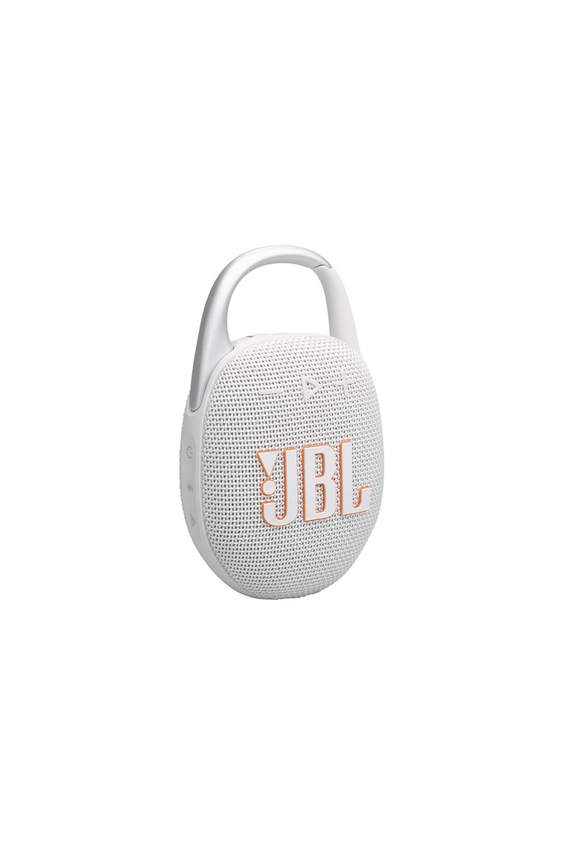 JBL Clip5, Bluetooth Hoparlör, IP67, Beyaz