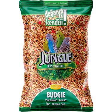 Jungle Jungle Muhabbet Kuşu Yemi 1 Kg – Sarı Beyaz Darı, Aspur, Nijer, Keten ve İç Yulaf Karışımı Ekonomik — 2. ürün görseli