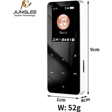 Junglee Junglee Bluetooth Lu Mp3 Mp4 Çalar Fm Radyolu Şarjlı Mp4 Player Dahili Hoparlör 8gb Hafızalı Müzik — 2. ürün görseli