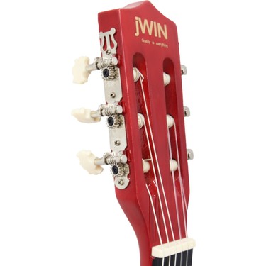Jwin Jwin CG-3802 Klasik Gitar 100 cm Ihlamur Kapaklı Başlangıç Düzeyi Kılıf ve Pena — 3. ürün görseli