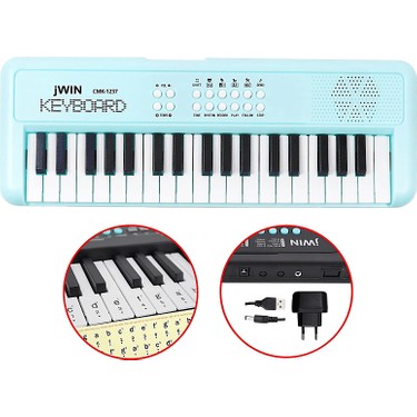 Jwin Jwin CMK-1237 37 Tuşlu Elektronik Org (Etiket. Adaptör Hediye) - — 2. ürün görseli
